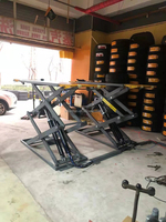 Ciseaux ascenseur de voiture de garage hydraulique LS-3000B ciseaux pleine hauteur 3500 kg