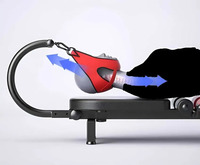 Appareil de traction vertébrale à usage domestique, lit d'inversion pour étirement cervical et lombaire avec banc de relaxation et support de fitness