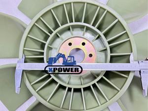 Ventilateur de refroidissement 600-625-7620 pour moteur 6D102E 6D107E Excavateur PC200-6 PC220-6 PC200-8 PC270-8 PC210-7K PC250LC-6LC - Product Image 2