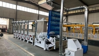 Ligne de production de recyclage de tissus textiles-Machine à carder pour le nettoyage des fibres de lin en laine de coton