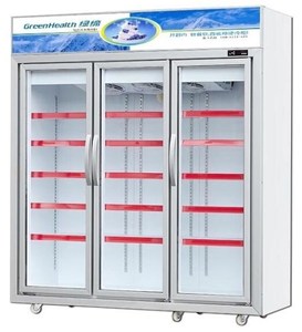 Trois portes en verre avec unité d'affichage de congélation Réfrigérateurs Réfrigérateur <span class=keywords><strong>Congélateur</strong></span> - Product Image 3