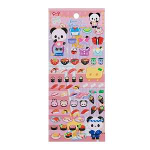 Autocollants 3D en mousse pour enfants, motif animaux mignons, récompense pour la maternelle, autocollants gonflés amusants avec animaux de dessin animé pour les enfants - Product Image 1