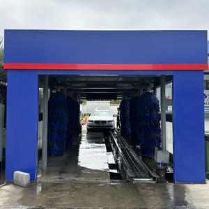 Lavadoras de coches de túnel automático de ahorro de energía Lavadora de coches eléctrica de 9 cepillos de alta presión inteligente de alto rendimiento - Product Image 5