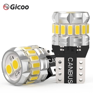 Bombillas LED GICOO T10 Súper Brillantes W5W WY5W 3014 SMD 1000Lm Canbus, Luces de Estacionamiento para Auto, Lámpara de Techo Blanca, Roja y Amarilla - Product Image 5