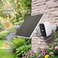 Kamera Keamanan Luar Ruangan 5W Pengisi Daya Panel Surya Efisiensi Tinggi Pasokan Daya Berkelanjutan Mendukung OEM/ODM Panel Surya IP65