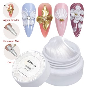 Sculpture de perles 3D <span class=keywords><strong>pour</strong></span> ongles, gel de modelage <span class=keywords><strong>pour</strong></span> ongles, DIY Flower Nail Art, gelée de latex UV - Product Image 1