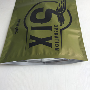 Tùy chỉnh Matte màu đứng lên túi lá nhiều lớp zip khóa quần áo đóng gói vận chuyển nhựa dây kéo túi - Product Image 4