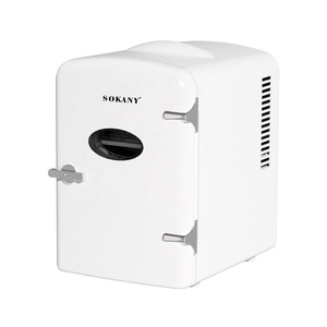 Mini <span class=keywords><strong>réfrigérateur</strong></span> de voiture Sokany 4L, petit <span class=keywords><strong>réfrigérateur</strong></span> domestique pour dortoir, réfrigération à <span class=keywords><strong>porte</strong></span> unique, <span class=keywords><strong>réfrigérateur</strong></span> de voiture à double usage - Product Image 1