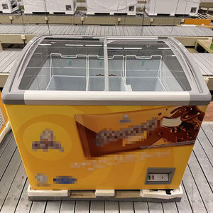 Réfrigérateur commercial avec <span class=keywords><strong>porte</strong></span> coulissante en verre, congélateur profond, congélateur à crème glacée, vitrine de congélation pour aliments surgelés - Product Image 5