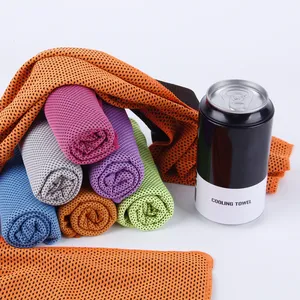 Custom super magic sports 30*100 cm towel ice pva instant neck microfiber cooling towel in bottle with logo