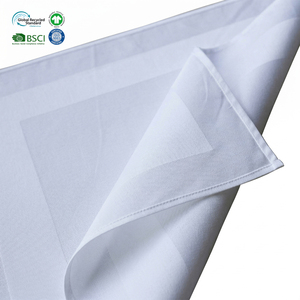Servilletas de Satén de Algodón Blancas de Grado Comercial al por Mayor, 20x20 Pulgadas, Tela Resistente para Hoteles de Lujo y Decoración de Mesas de Comedor Fino - Product Image 1
