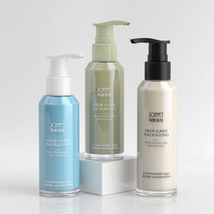 <span class=keywords><strong>100ml</strong></span> 110ml Pet nhựa bơm chai cho dầu gội chăm sóc da Mỹ phẩm sử dụng sang trọng Kem dưỡng da rỗng chai lụa Màn hình in ấn - Product Image 3