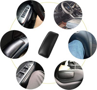 Coussin universel en cuir PU souple pour accoudoir de voiture, protection pour genoux et coudes, coussin de console centrale de voiture