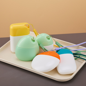 Bouteille en plastique souple personnalisée PP 30ml 50ml de forme spéciale, colorée, pour crème <span class=keywords><strong>solaire</strong></span> et crème pour les mains, avec bouchon torsadé et sangle de poignet - Product Image 6