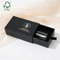 Boîte cadeau coulissante haut de gamme avec logo personnalisé, emballage en papier de luxe, boîte rigide en carton, fournisseur d'emballages pour aliments, bijoux, cosmétiques