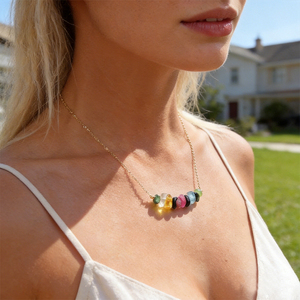 Collar Elegante de Cuentas Turquesas para Mujer 2026, Piedra Natural Colorida, Cristal Curativo de Moda, Energía Calmante - Product Image 6