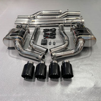 Kit d'échappement en acier inoxydable pour Porsche Panamera Turbo/Turbo S 4.8 3.6 970, avec soupape électronique de 70 mm de diamètre large