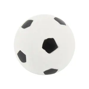 कस्टम आकार फुटबॉल फुटबॉल गेंद के आकार खोखले उच्च उछल रबर की गेंद खिलौना गेंद