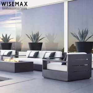 Meubles WISEMAX, meubles d'extérieur haut de gamme, <span class=keywords><strong>table</strong></span> basse <span class=keywords><strong>rectangulaire</strong></span> en aluminium pour jardin, <span class=keywords><strong>table</strong></span> de rangement pour patio, <span class=keywords><strong>balcon</strong></span> - Product Image 5