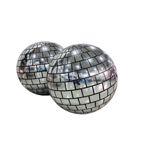 Grand globe gonflable géant en PVC réfléchissant ballons boule miroir Disco sérigraphie publicité étanche fête événement
