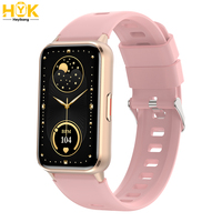 Bracelet intelligent AMOLED HK72 pour Android - Bracelet en métal, écran 1,47 pouces, autonomie de 5 à 7 jours, moniteur de fréquence cardiaque, réveil, sport