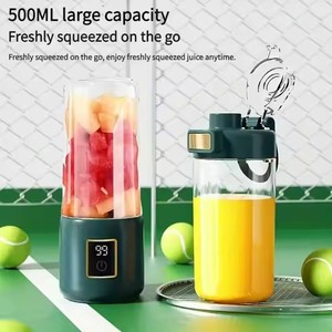Wholesale Custom Logo Hand Battery Fresh Rechargeable Personal Usb <b>Small</b> Machine Portable Mini Fruit Juicer <b>Blender</b> Mixer - Product Image 6