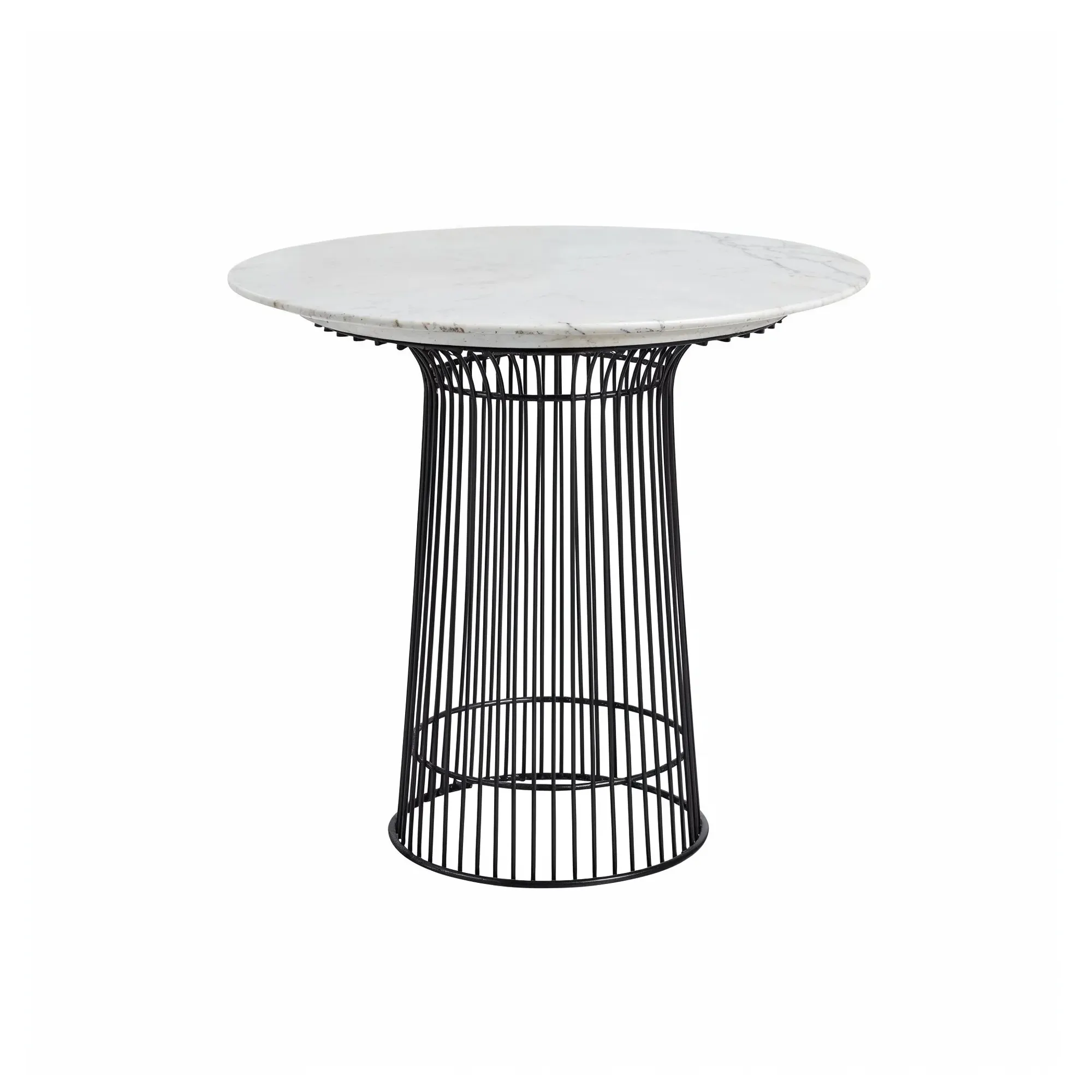 Round dining table Modern style special design dining table with metal frame and glass top Italian furniture dining room