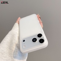 Coque arrière antichute en TPU souple IDEAL Factory pour Apple iPhone 18 17 16 15 Pro Max 14 Plus 12 13 – Plusieurs couleurs disponibles
