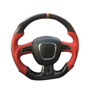 Volante de fibra de carbono de 40 mm de diámetro interior para Audi Q3 Q4 Q5 Q7 Q8 A1 A3 con logotipo personalizable. - Product Image 4