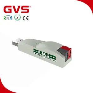 ตัวอย่างม KNX/EIB GVS K-bus KNX USB อินเทอร์เฟซการเขียนโปรแกรมอัจฉริยะระบบควบคุมแสง HVAC Smart Home อัตโนมัติ