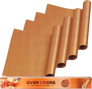Tapis de cuisson antiadhésif en PTFE pour four et barbecue, feuille de cuisson en PTFE - Product Image 3