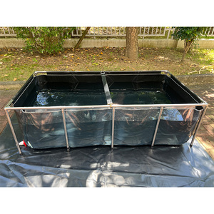 Custom Size Heavy-Duty Breeding Tank Large <strong>Aquarium</strong> for Aquaculture <strong>Fish</strong> tank Transparent Canvas Frame <strong>Fish</strong> Pond Foldable - Product Image 1