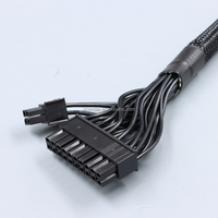 Cable de Alimentación para Placa Base ATX de 24 Pines, 10P+18P a 24 Pines, 600 mm, Compatible con Interfaz RM Serie X, Unidades de PSU Modulares