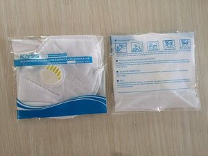 <span class=keywords><strong>Masque</strong></span> respiratoire jetable KN95 5 plis pour adulte, respirant, anti-poussière, en <span class=keywords><strong>tissu</strong></span> non tissé soufflé à chaud - Product Image 4