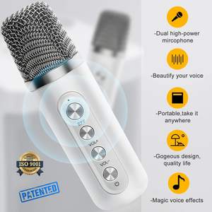Attivo sistema di altoparlanti <span class=keywords><strong>Bluetooth</strong></span> portatile <span class=keywords><strong>hifi</strong></span> con microfono senza fili 15W macchina Karaoke per feste all'aperto - Product Image 4