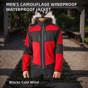 เสื้อแจ็คเก็ตซอฟต์เชลล์ผู้ชายแบบสวมใส่สบายสำหรับฤดูหนาว ยี่ห้อ TORO SKINS คอตั้ง ซิปหน้า ปรับแต่งได้ กันลม กันน้ำ บุด้วยผ้าฝ้าย ขายส่ง - Product Image 2