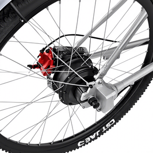 Vélo électrique à <span class=keywords><strong>moteur</strong></span> central, frein à disque, fourche en alliage d'aluminium, pédale ordinaire, pneu large, 350W, transmission par arbre, <span class=keywords><strong>VTT</strong></span> - Product Image 3