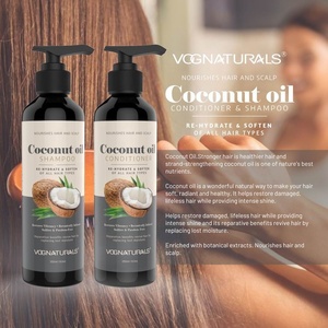 Set di Shampoo e Balsamo all'Olio di Cocco Nutriente e Ammorbidente <span class=keywords><strong>per</strong></span> Tutti i Tipi di <span class=keywords><strong>Capelli</strong></span>, Trattamento Naturale e Salutare <span class=keywords><strong>per</strong></span> <span class=keywords><strong>Capelli</strong></span> a Marchio Privato - Product Image 4