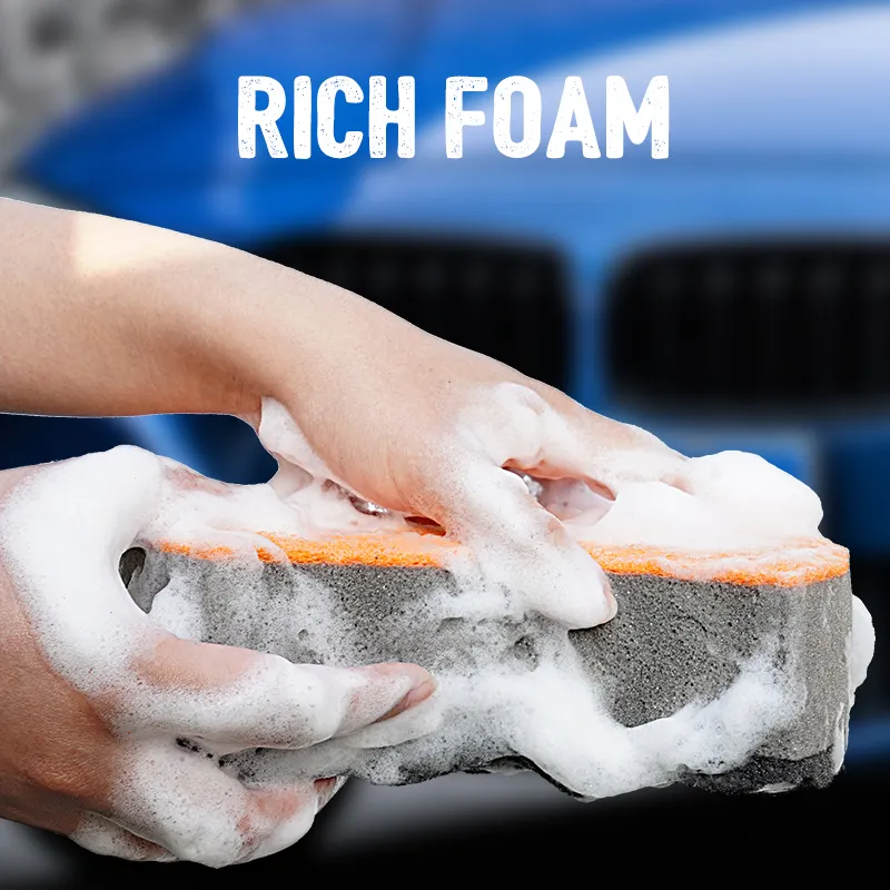 Auto pflege Reinigungs schwamm heißer Verkauf Fabrik kunden spezifische Größe Küchen reinigung Zellulose schwamm Hersteller