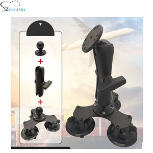 1.5 inch bóng <span class=keywords><strong>PDA</strong></span> Màn hình hiển thị đứng mạnh mẽ chặt chẽ ba chân không hút cup núi cho xe kính chắn gió xe tải RAM sạc - Product Image 3