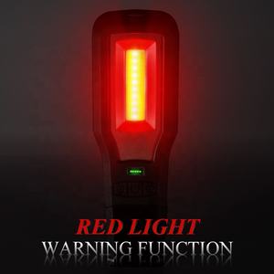 Lampada da lavoro a led cob ricaricabile di emergenza wen 550LM con base di ricarica e magnetica - Product Image 5