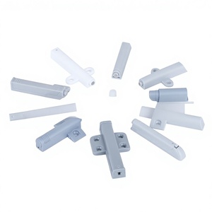 Catapulta a tromba d'elefante, accessori senza maniglia, cerniera magnetica robusta in plastica, ammortizzatore a pressione per porta, moderno e minimalista - Product Image 2