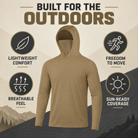 Sweat-shirt de sport pour homme à manches longues, léger et respirant, idéal pour la course à pied et l'entraînement en salle de sport, couleur kaki