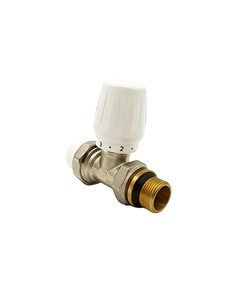Robinet thermostatique industriel flexible en laiton DN20 avec raccord fileté PPR, vanne de régulation de température manuelle pour hôtel - Product Image 2