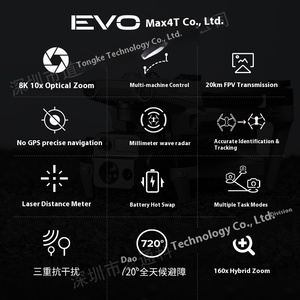 Autel <span class=keywords><strong>EVOMax</strong></span> 4T V2/4N Navegación sin GPS Drones comerciales Zoom óptico 8K10x con Canal UAV antiinterferencia - Product Image 1