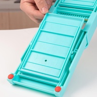 Handmatige PP groentehakker mandoline snijder ui aardappel 1.7mm fijn 2.5mm medium 3.0mm groot julienne plakjes vaatwasserbestendig