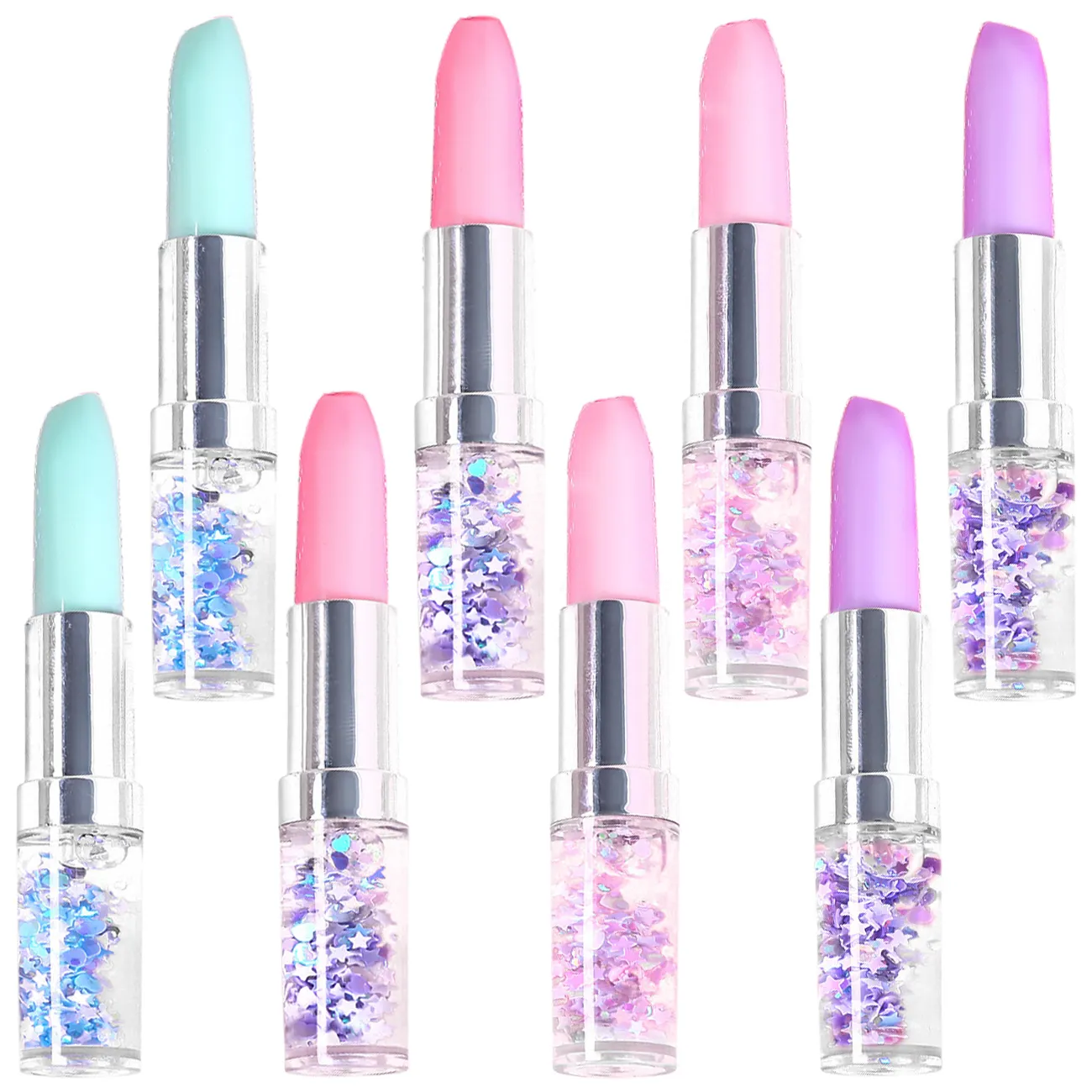 Multi-color Glitter Lippenstift Pen Promotie Diy Buis Pen Bling Glitter Drijvende Lipstick Pen