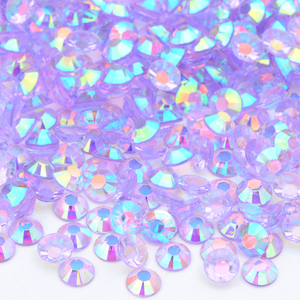 Junao พลอยเทียมคริสตัลเรซิน2มม. 3มม. 4มม. 5มม. 6มม. 92สีสำหรับงานฝีมือ DIY - Product Image 2