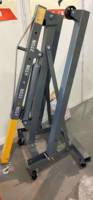 Grue de levage de moteur pliable en acier portable pour la réparation universelle de véhicules, outils d'entretien automobile en extérieur