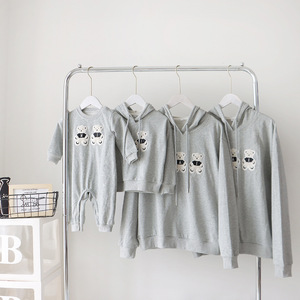 Hongbo maman et fille famille correspondant vêtements imprimé fleuri long pull ensemble pour mère maman et moi ensembles de vêtements - Product Image 4